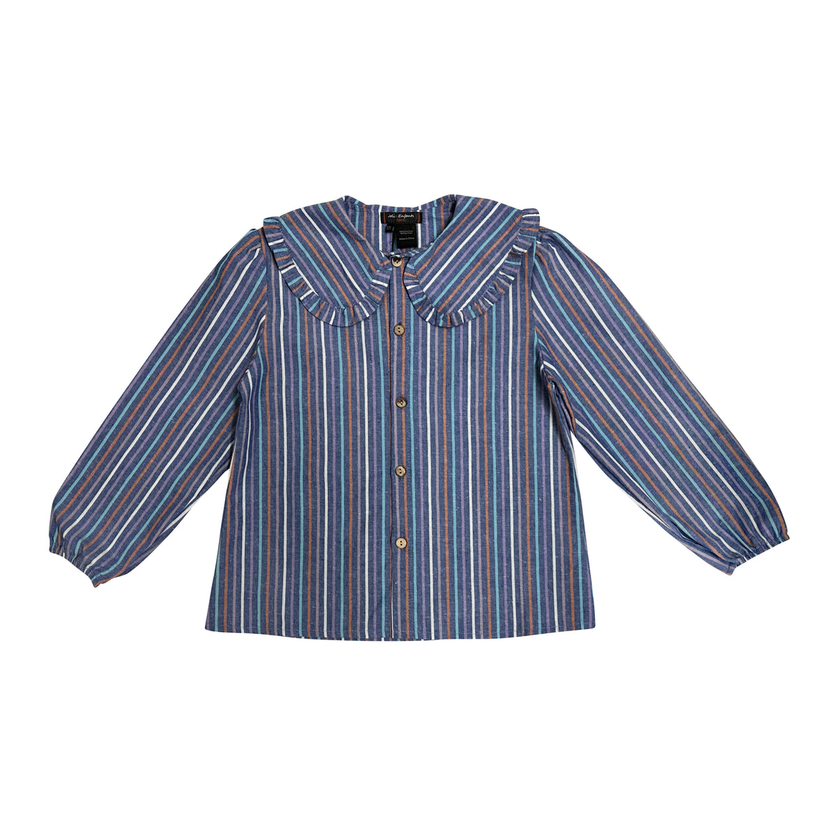Messy Stripes Aloha Blouse Multicolor