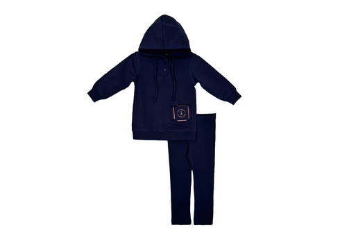 PATCHED 2PC SET - NAVY B19113