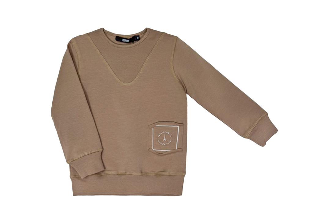 PATCHED_TOP_BEIGE_BOYS_GIRLS_LONG_SLEEVE_THE_CASUAL_PLACE