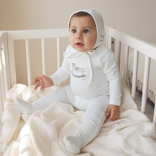 ROCKING HORSE LAYETTE - WHTBL FL1742