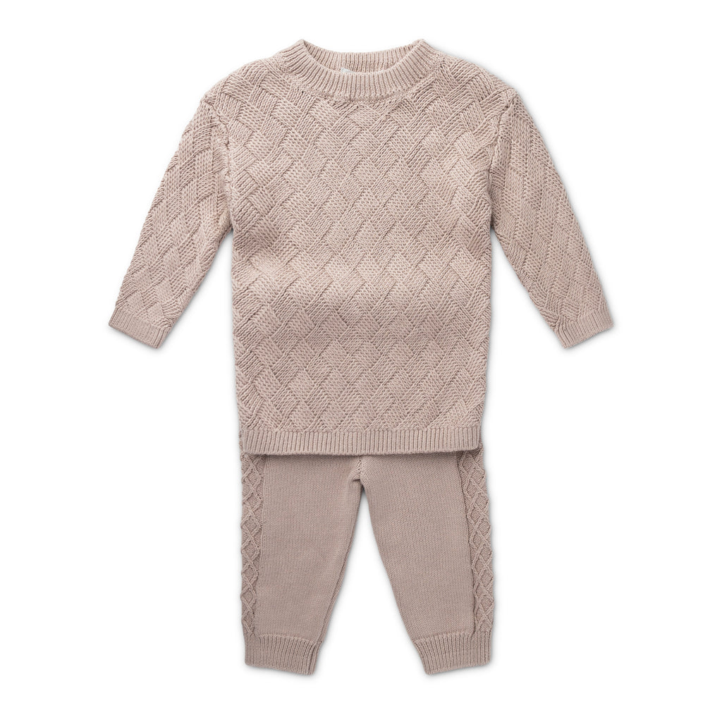 dusty_pink_weave_knit_2_piece_set_girls_shabbos_outfit_baby_mauve