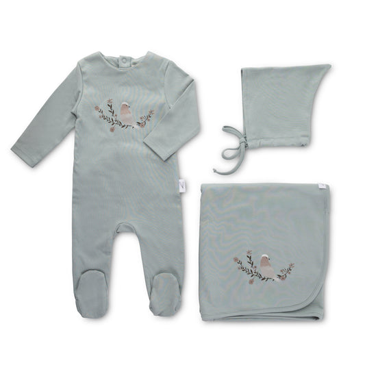 BIRD LAYETTE SET - DSTBL FL1728-S