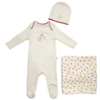 CHERRY LAYETTE SET - WTRED L2716-S