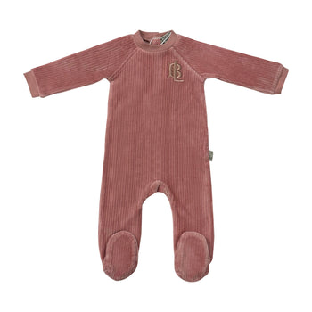 RIBBED VELOUR STRETCHY - PINK P2793