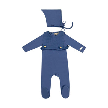 QUILTED LAYETTE - BLUE L1793
