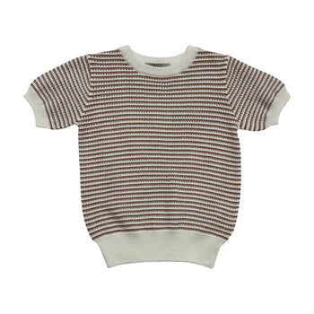 HOLY STRIPED SS SWEATER - LUGGE T1182