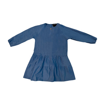 SOLID DRESS - BLUE B23815