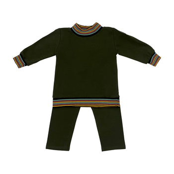 STRIPED RIBB 2PC SET  B19715