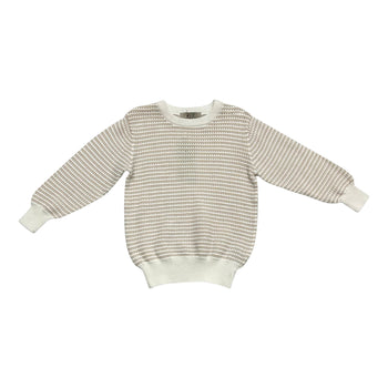 HOLY STRIPED SWEATER - CRM T1582